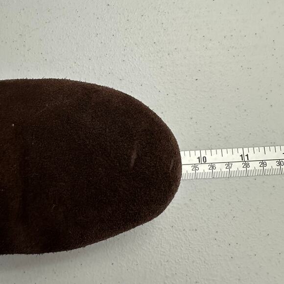 Steve Madden Womens Suede Scrunch Boots Size 7 Leather Brown Mid Calf Pull On - Picture 6 of 9